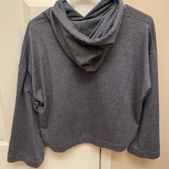 Coffee Need Crop Oversized Poncho - Picture 5 of 5